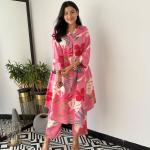 “Elegance in Ikkat” Soft Cotton Dress