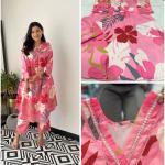 “Elegance in Ikkat” Soft Cotton Dress