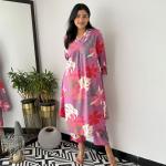 “Elegance in Ikkat” Soft Cotton Dress