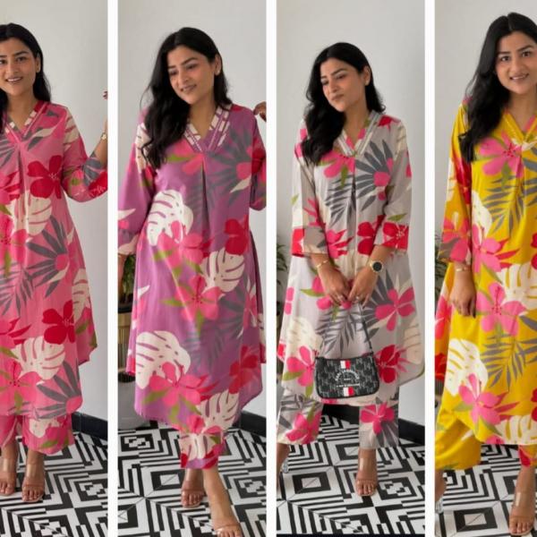 “Elegance in Ikkat” Soft Cotton Dress