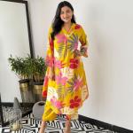 “Elegance in Ikkat” Soft Cotton Dress