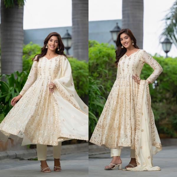Alia Cut Chinon Silk Designer Anarkali Suit Set – Real Modelling Collection