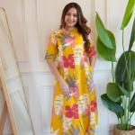 ☀️ Product Name: "SummerBloom" Designer Cotton Kurti-Pant Set