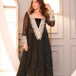 ✨ Product Name: "MirraTrend" 3-Piece Chinon Kurta Set with Tube Blouse