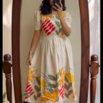 BlossomPure Cotton Printed Kurti – 1-Piece Comfort Fit Set