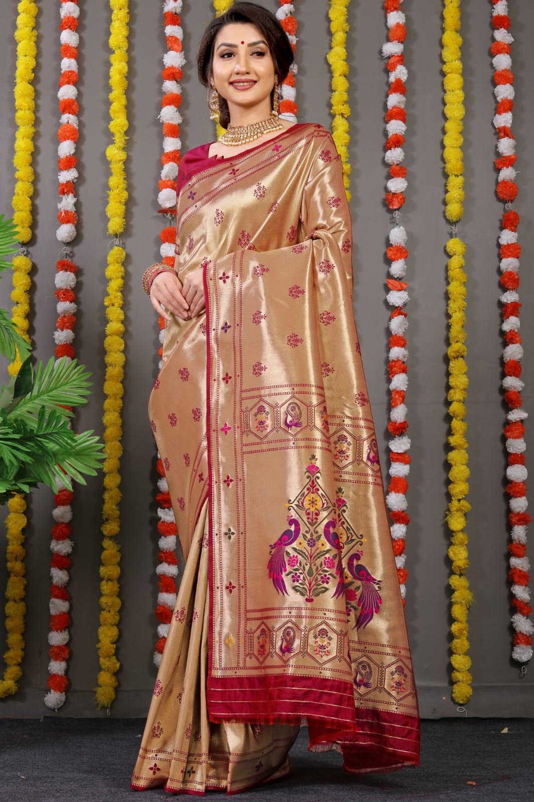 Amrut Paithani – Premium Pure Silk Handloom Saree Collection