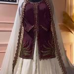 Regal Radiance – Designer Handworked Top & Lehenga Set
