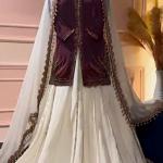 Regal Radiance – Designer Handworked Top & Lehenga Set