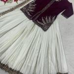 Regal Radiance – Designer Handworked Top & Lehenga Set