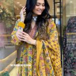 Premium Cambric Cotton A-Line Kurti Pant Dupatta Set (M to XXL)