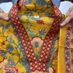 Premium Cambric Cotton A-Line Kurti Pant Dupatta Set (M to XXL)