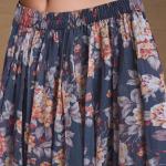 Elegant Zari Embroidered Chiffon Top Palazzo Suit with Dupatta