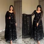 Zariah Anarkali Suit Set with Dupatta & Pant