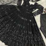 Zariah Anarkali Suit Set with Dupatta & Pant