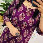 Ajarakh Grace – Premium Cambric Cotton 3-Piece Suit Set