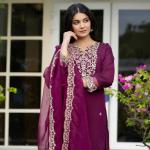 Eid Élite – Premium Embroidered Roman Silk Suit Set