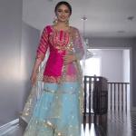 Nooré Nazakat – Premium Faux Georgette Sharara Set with Dupatta