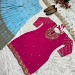 Nooré Nazakat – Premium Faux Georgette Sharara Set with Dupatta