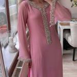 "Aarvi" Designer Faux Georgette Suit Set