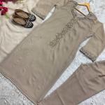 "Aarvi" Designer Faux Georgette Suit Set