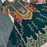 Embroidered Natural Crepe Silk Lehenga Set
