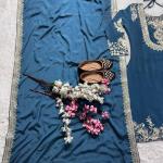 "Saanvi" Pure Chinnon Silk Embroidered Suit Set