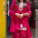 Zahira Luxe Sharara Set – Designer Party Wear Ensemble