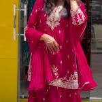 Zahira Luxe Sharara Set – Designer Party Wear Ensemble