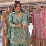 Designer Embroidered Sharara Set with Dupatta