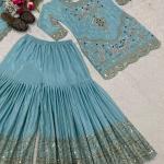 Designer Party Wear Sharara Set