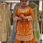 RoyalGleam Designer Party Wear Sharara Set – MD-3049