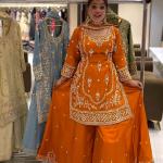 RoyalGleam Designer Party Wear Sharara Set – MD-3049