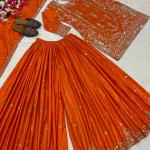 RoyalGleam Designer Party Wear Sharara Set – MD-3049