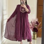 Blended Charm Pure Cotton Suit Set – 3-Piece Collection