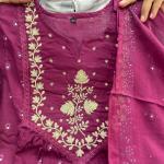 Blended Charm Pure Cotton Suit Set – 3-Piece Collection