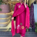 🧡 Cotton Festival – MAL Cotton Kurti Pant Dupatta Set ⛈️