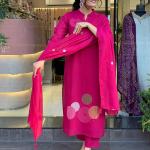 🧡 Cotton Festival – MAL Cotton Kurti Pant Dupatta Set ⛈️