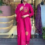 🧡 Cotton Festival – MAL Cotton Kurti Pant Dupatta Set ⛈️