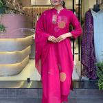 🧡 Cotton Festival – MAL Cotton Kurti Pant Dupatta Set ⛈️