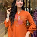 🧡 Cotton Festival – MAL Cotton Kurti Pant Dupatta Set ⛈️