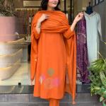 🧡 Cotton Festival – MAL Cotton Kurti Pant Dupatta Set ⛈️