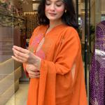 🧡 Cotton Festival – MAL Cotton Kurti Pant Dupatta Set ⛈️