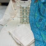 Graceful Banarasi Bandhej Banana Silk Suit Set – Festive Edition