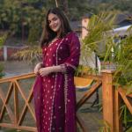 ✨ Mahek Black Chanderi Embroidered Kurta & Sharara Set with Organza Dupatta – Festive Edition ✨