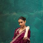 ✨ Mahek Black Chanderi Embroidered Kurta & Sharara Set with Organza Dupatta – Festive Edition ✨