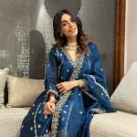 ✨ Mahek Black Chanderi Embroidered Kurta & Sharara Set with Organza Dupatta – Festive Edition ✨