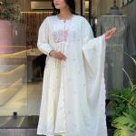 Pure Mul Mul Cotton Suit Set with Embroidered Dupatta & Gift Bracelet