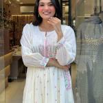 Pure Mul Mul Cotton Suit Set with Embroidered Dupatta & Gift Bracelet