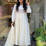 Pure Mul Mul Cotton Suit Set with Embroidered Dupatta & Gift Bracelet