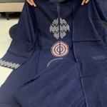 Festive Elegance Pure Mul Cotton 3-Piece Kurti Pant Dupatta Set with Moti Mala –